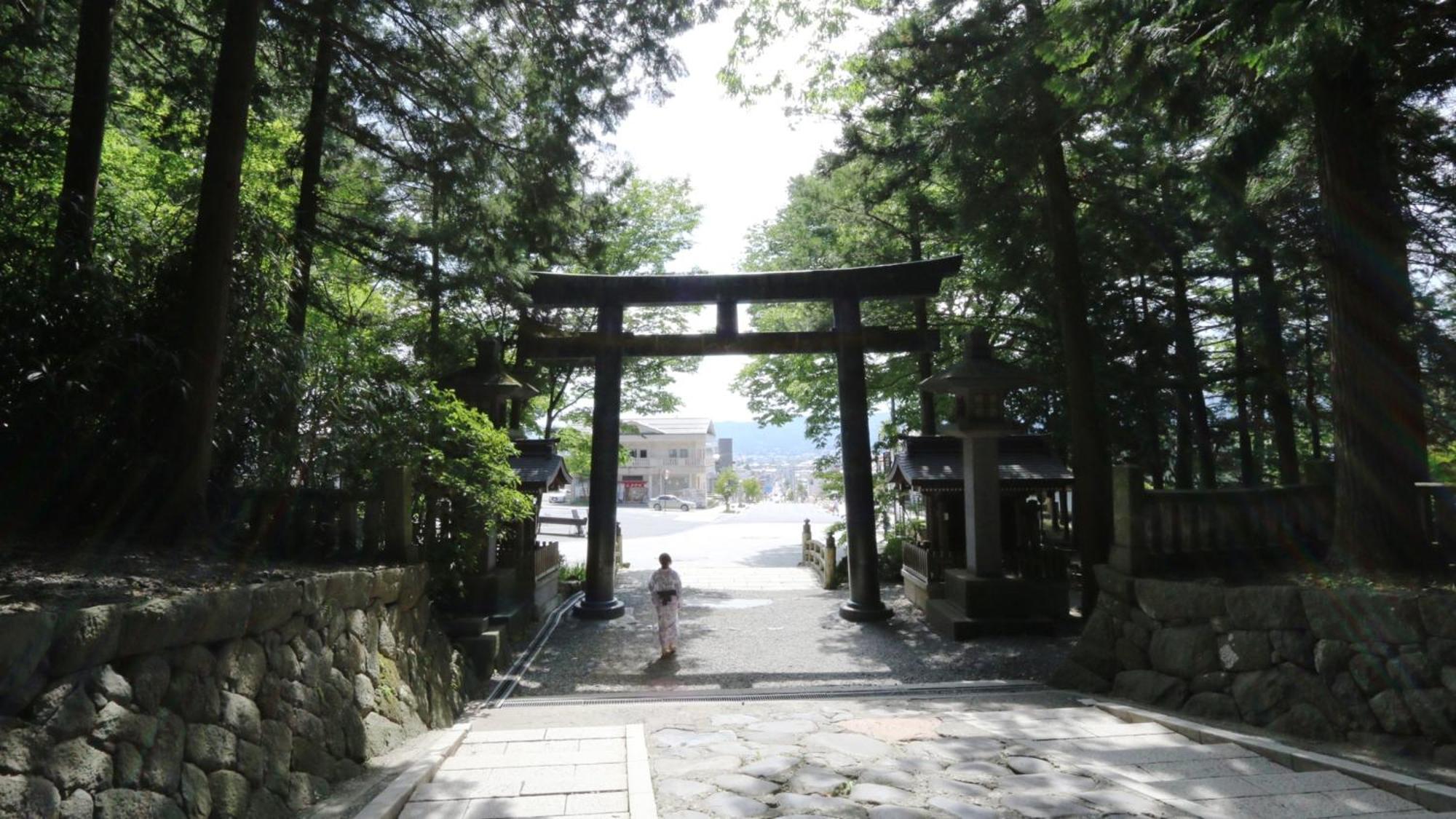 Baigetsu Ryokan Shimosuwa Екстериор снимка